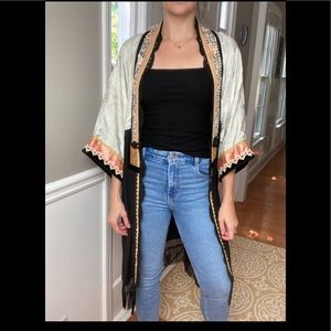 Vintage 1920s duster kimono jacket